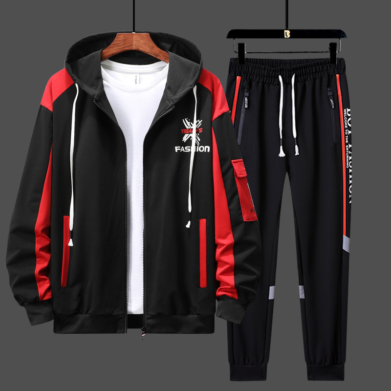 Mens Fashion Zip Up - 2026 Lässiger Sportanzug für Herren Frühling/Herbst