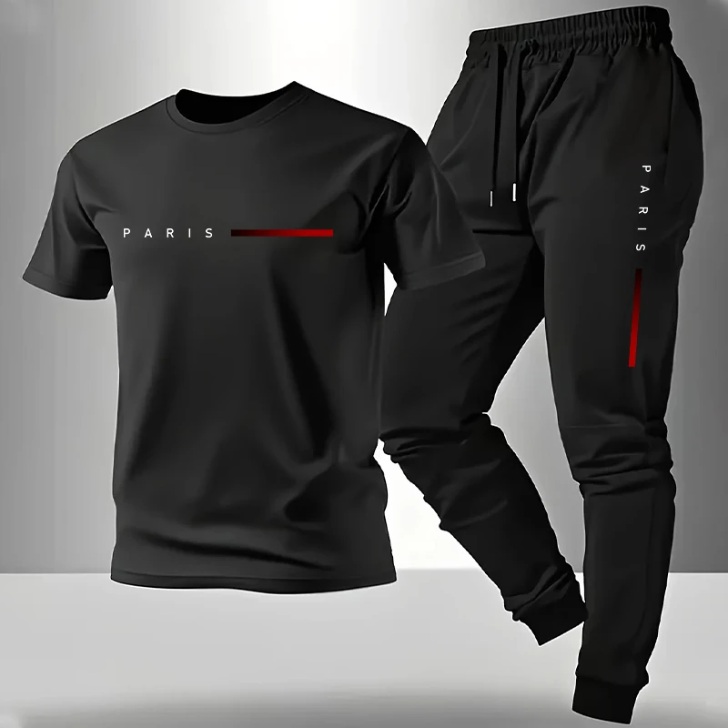 Mens Fashion Ideas - 2026 Neu eingetroffen: Herren-Trainingsanzug – T-Shirt