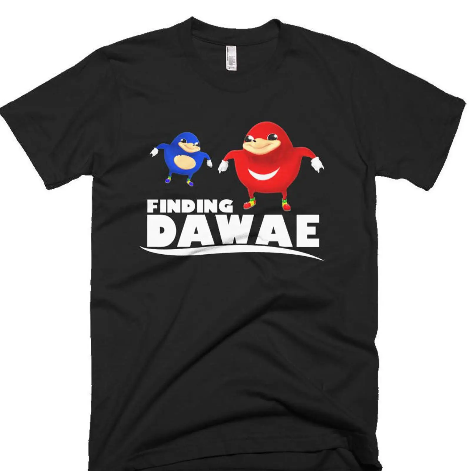 Men Fashion Uganda - Uganda Knuckles Meme T-Shirt „Finding Da