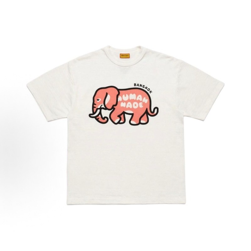 Mens Fashion Bangkok - Human Made T-Shirt aus Slub-Baumwolle mit
