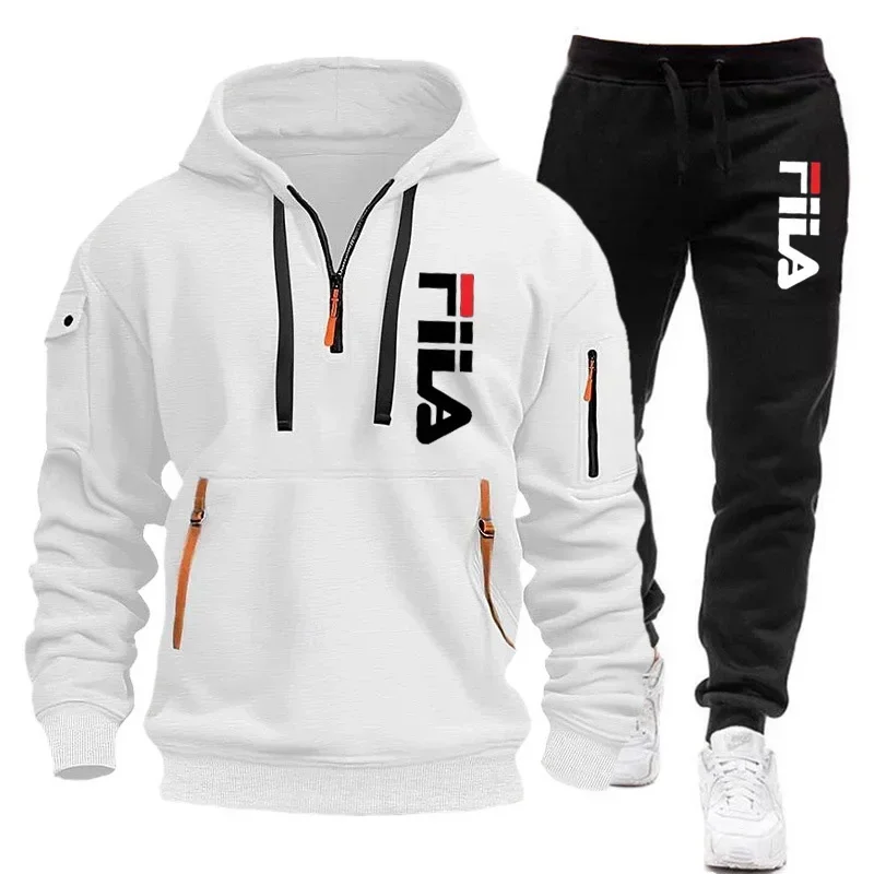 Mens Fashion Zip Up - 2026 Herbst und Winter Neues Herren-Sportset