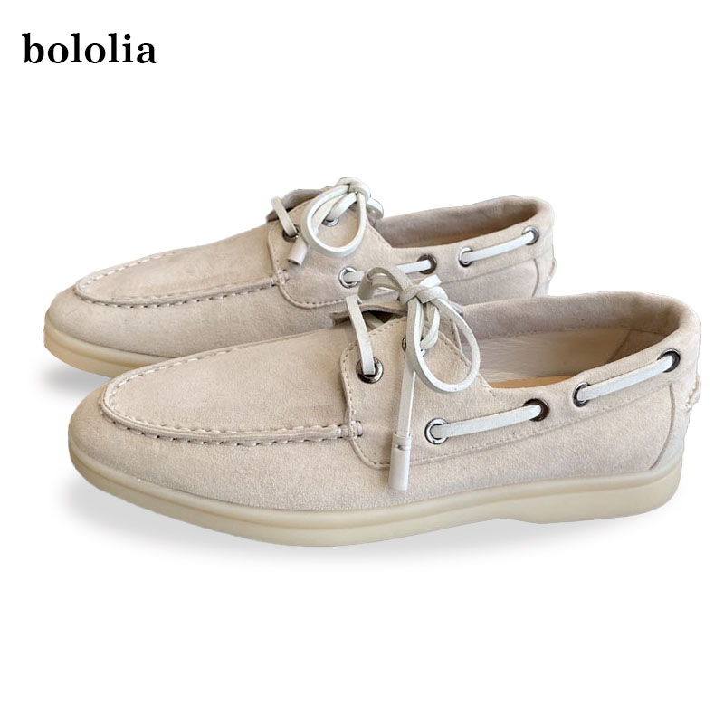 Men'S Fashion Loafers Shoes - Hochwertige Echtleder-Flachschuhe, Paar-Loafer, Trendige Vintage-Wildleder-Loafer, Damen-Freizeitschuhe,
