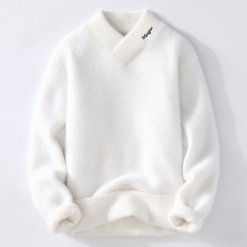 Men'S Fashion V Neck Sweater - Pullover für Herren, Winter, koreanischer Stil,