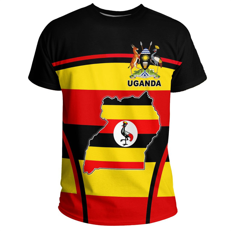 Men Fashion Uganda - Mode 3d gedruckt Uganda T-Shirt für