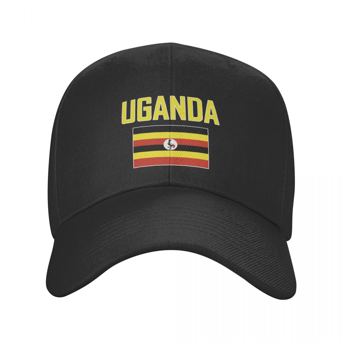 Men Fashion Uganda - UGANDA Name mit Flagge, Sonnen-Baseballkappe, atmungsaktiv,