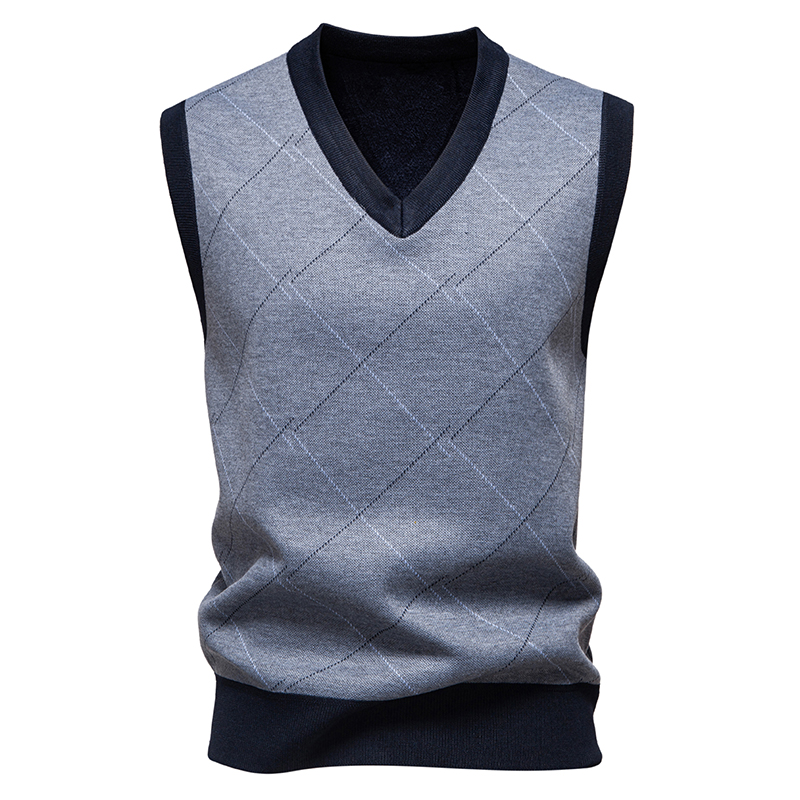 Men'S Fashion V Neck Sweater - 2026 Neuerscheinung Herbst Winter Herren Mode