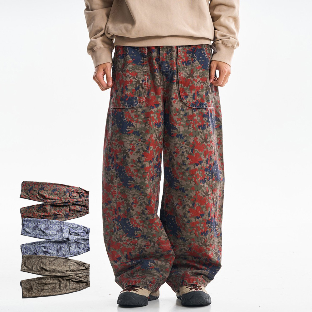 Mens Fashion Cargo Pants - Hochwertige Bedruckte Baumwoll-Cargohosen für Herren Streetwear
