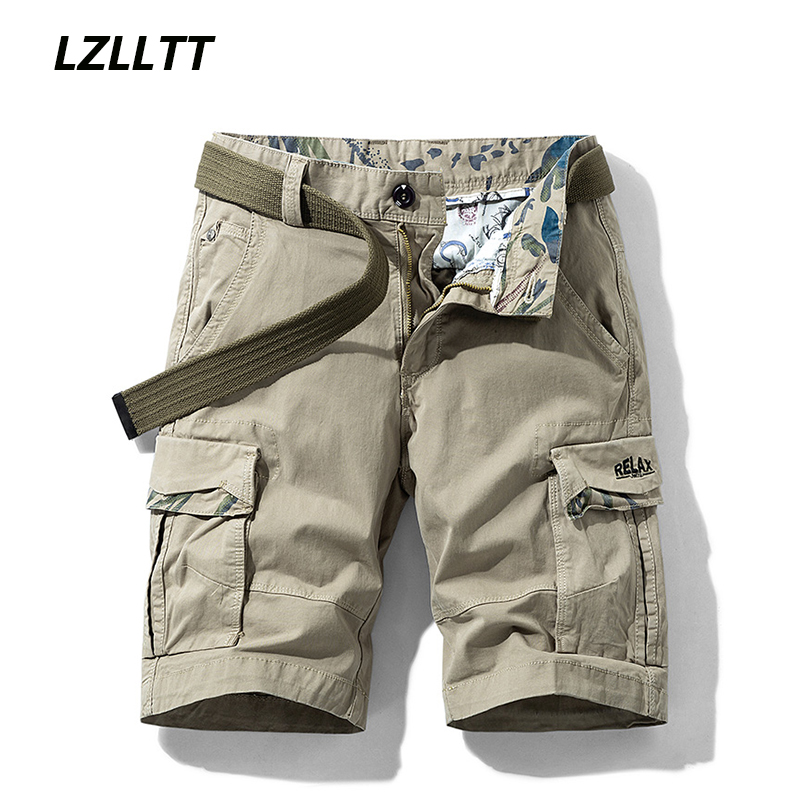 Mens Fashion Cargo Pants - Sommer Herren Multi Taschen Baumwolle Cargo