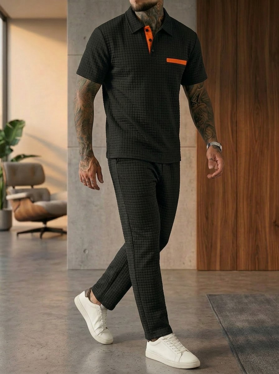 Sommer Neue Herren Mode Farbbl – Men'S Fashion Polo Shirt Bewertung und Preis