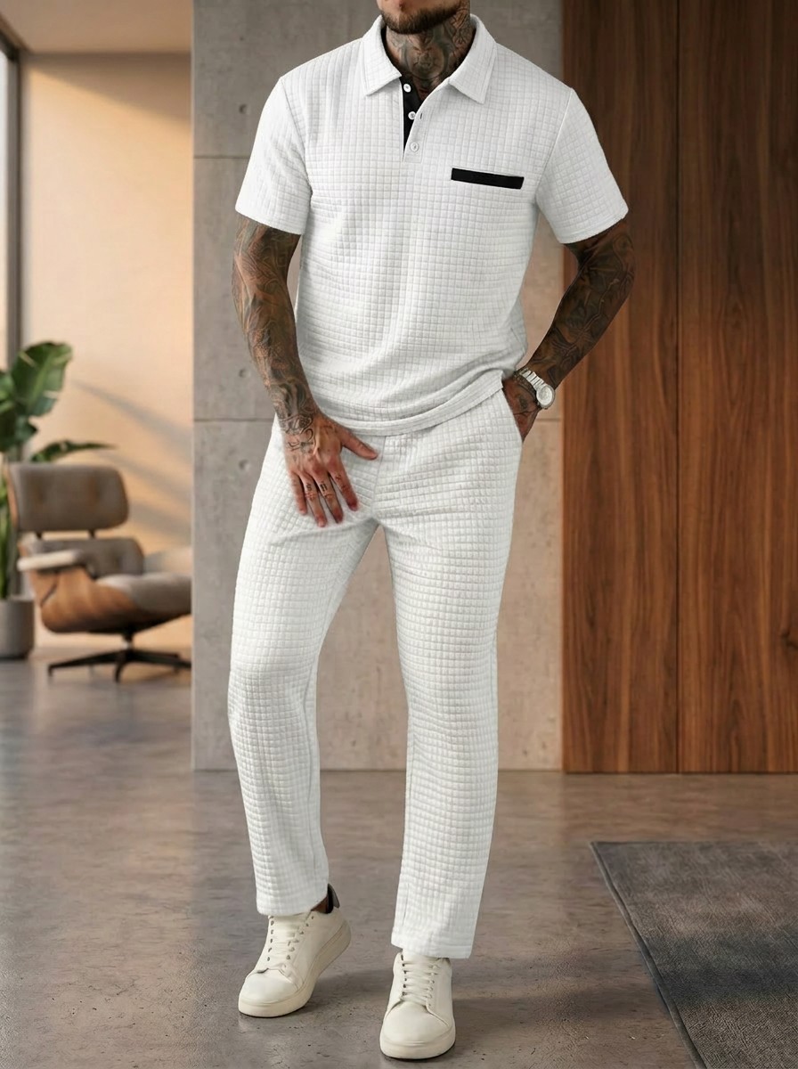 Sommer Neue Herren Mode Farbbl – Men'S Fashion Polo Shirt Bewertung und Preis