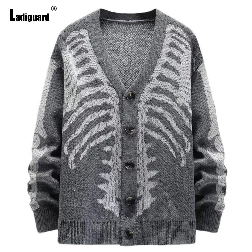 Ladi guard Männer Retro Strick – Men'S Fashion V Neck Sweater Bewertung und Preis