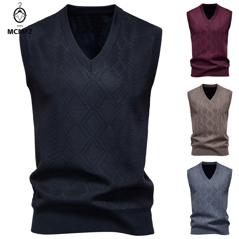 Herren-Strickpullover mit V-Au – Men'S Fashion V Neck Sweater Bewertung und Preis