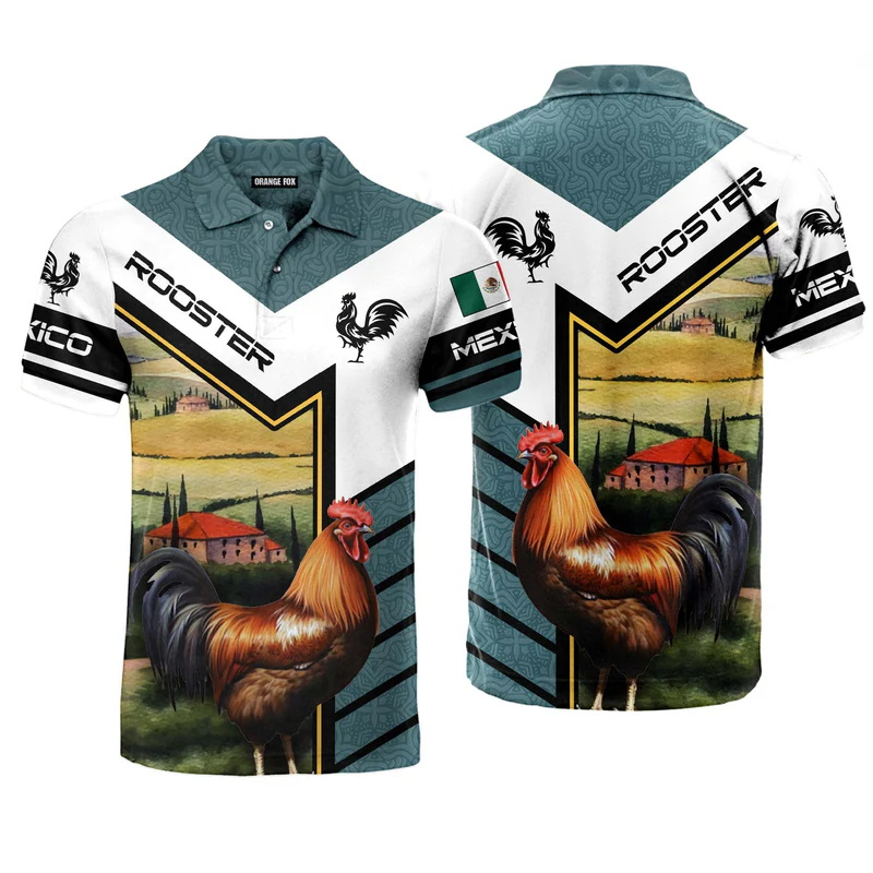 3D-Druck-Poloshirt mit mexikan – Mens Fashion Mexico Bewertung und Preis