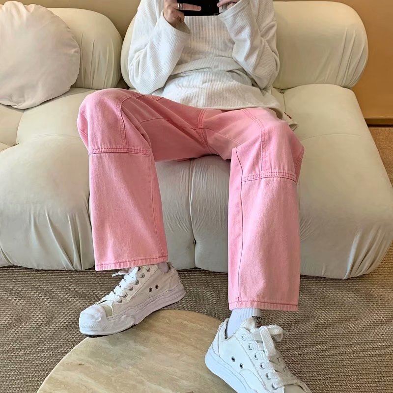 2026 Neue Mode Rosa Baggy Herr – Men'S Fashion Nova Jeans Bewertung und Preis