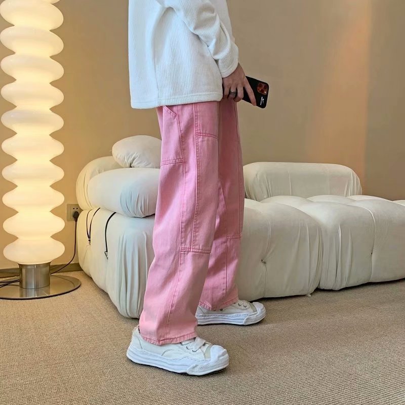 2026 Neue Mode Rosa Baggy Herr – Men'S Fashion Nova Jeans Bewertung und Preis