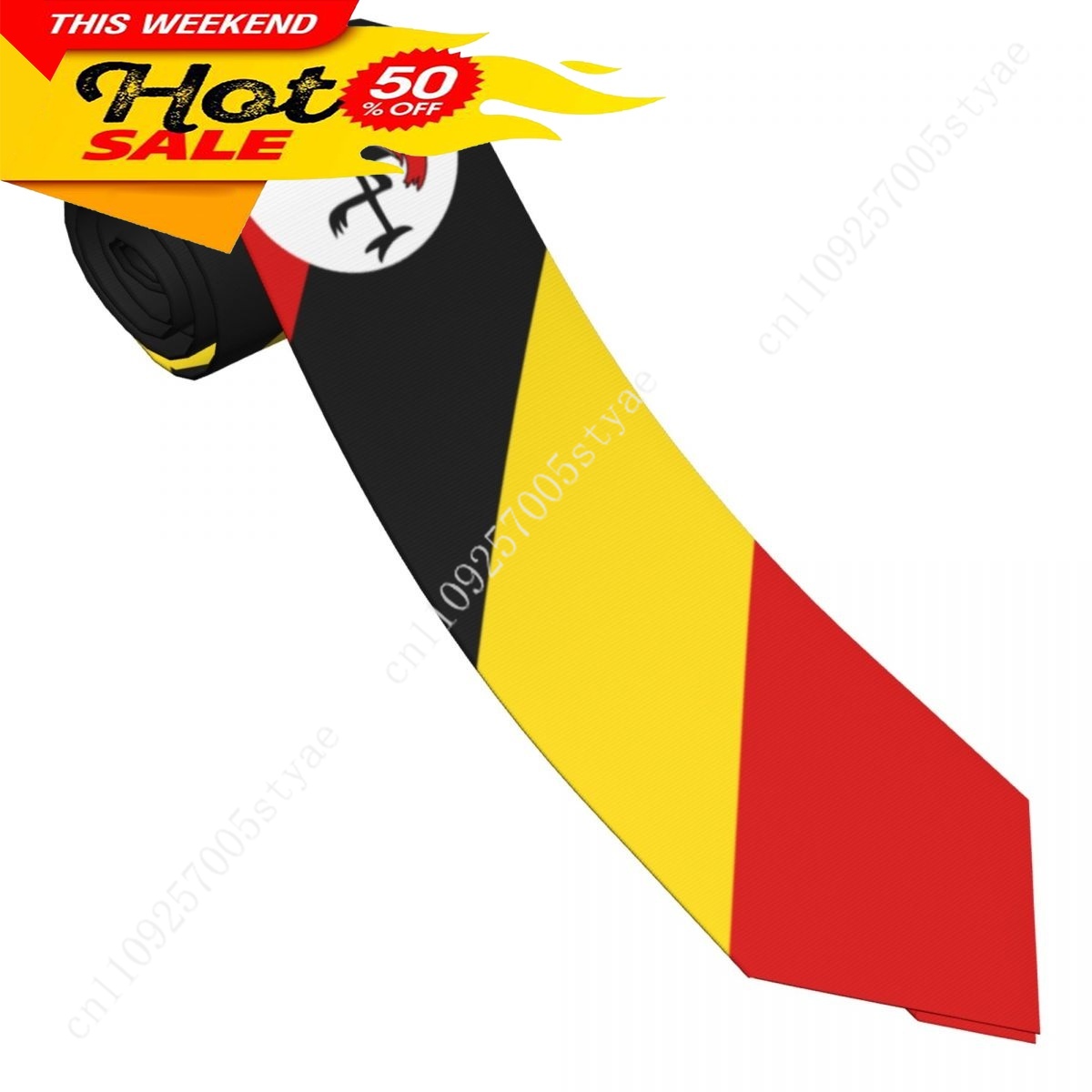 Uganda-Flagge Krawatte Emblem- – Men Fashion Uganda Bewertung und Preis