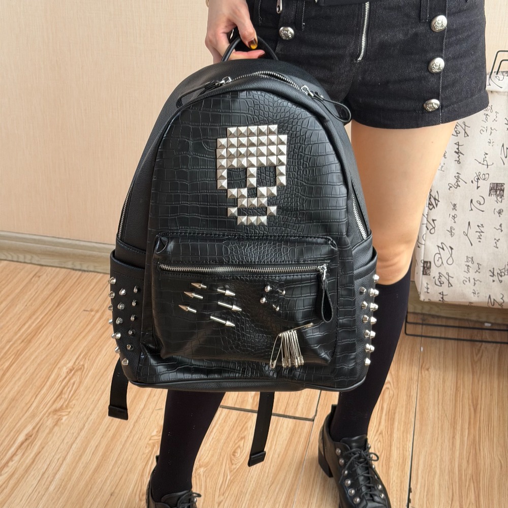 Original Schwarzer Rucksack mi – Mens Fashion Zip Up Bewertung und Preis