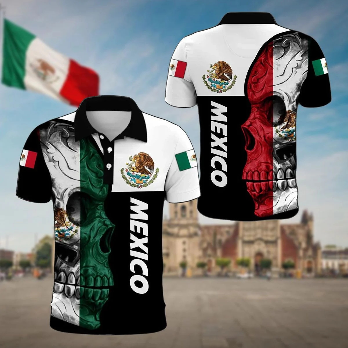 Mexiko Azteken Wappen & Schäde – Mens Fashion Mexico Bewertung und Preis