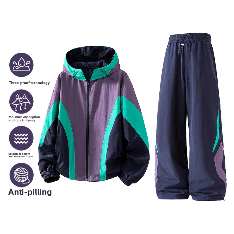 Neues zweiteiliges Herren-Früh – Mens Fashion Zip Up Bewertung und Preis