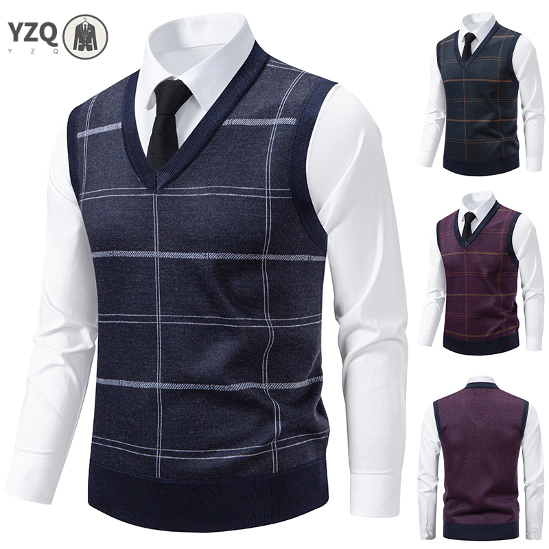Herren-Strickpullover mit V-Au – Men'S Fashion V Neck Sweater Bewertung und Preis