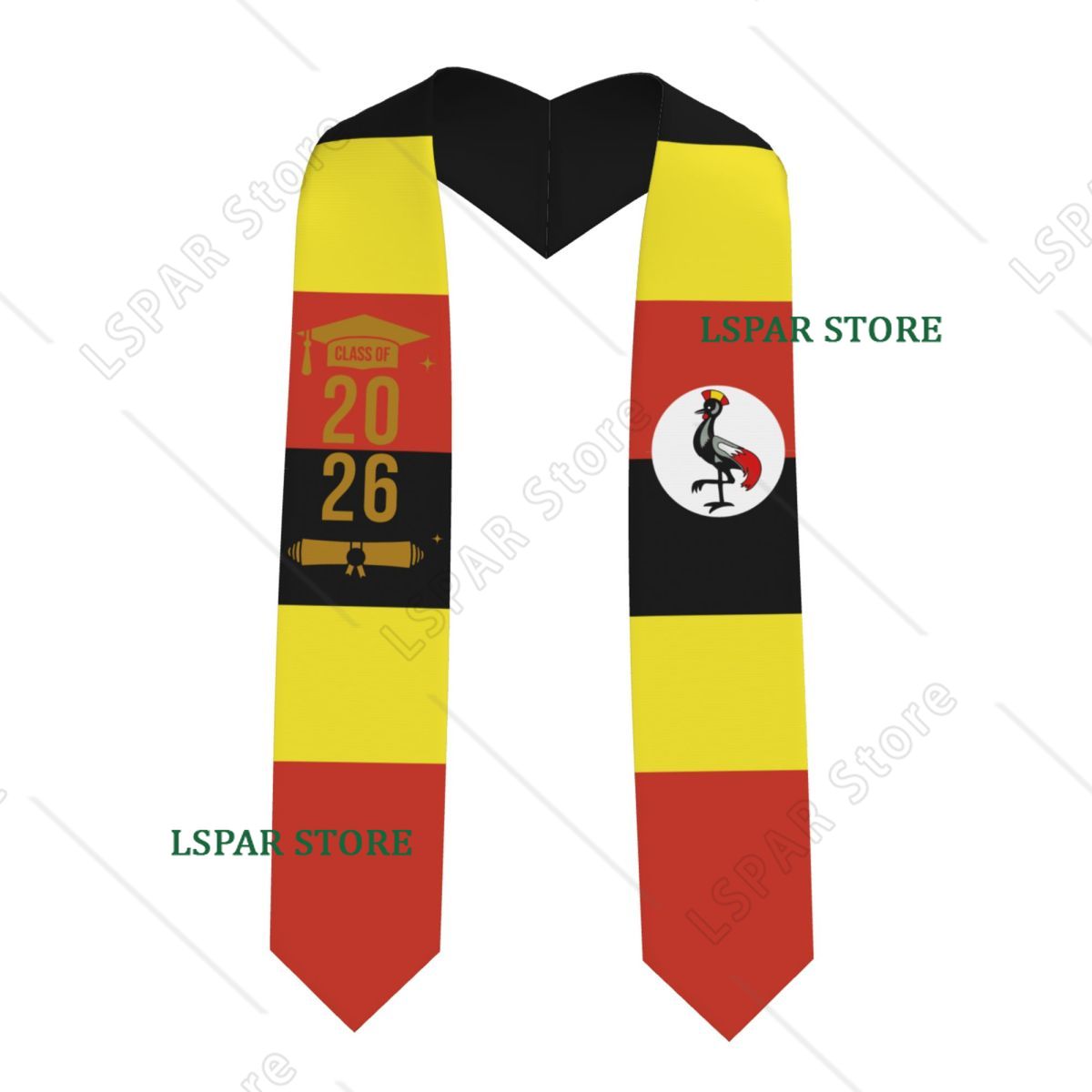 Abschlussstola mit Uganda-Flag – Men Fashion Uganda Bewertung und Preis
