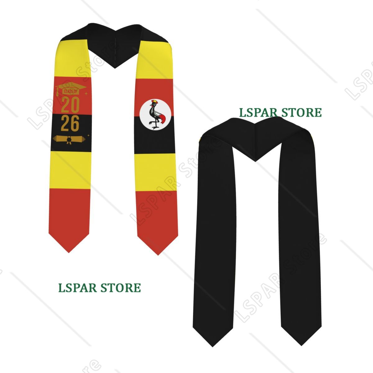 Abschlussstola mit Uganda-Flag – Men Fashion Uganda Bewertung und Preis