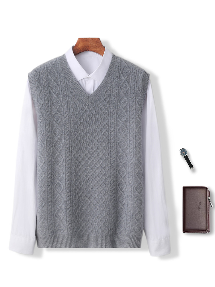 100 % Merinowolle Herren V-Aus – Men'S Fashion V Neck Sweater Bewertung und Preis