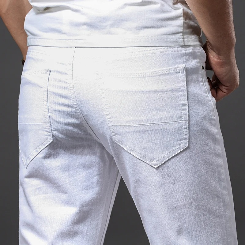 Männer Dünne Weiße Jeans Neue  – Men'S Fashion Nova Jeans Bewertung und Preis