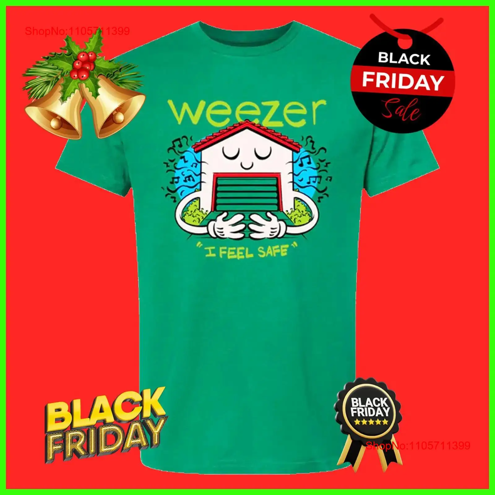 Weezer Garage I Feel Safe T-Sh – Men'S Fashion Garage Bewertung und Preis