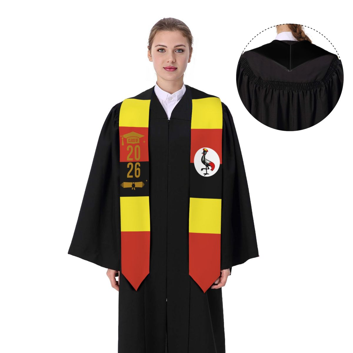 Abschlussstola mit Uganda-Flag – Men Fashion Uganda Bewertung und Preis