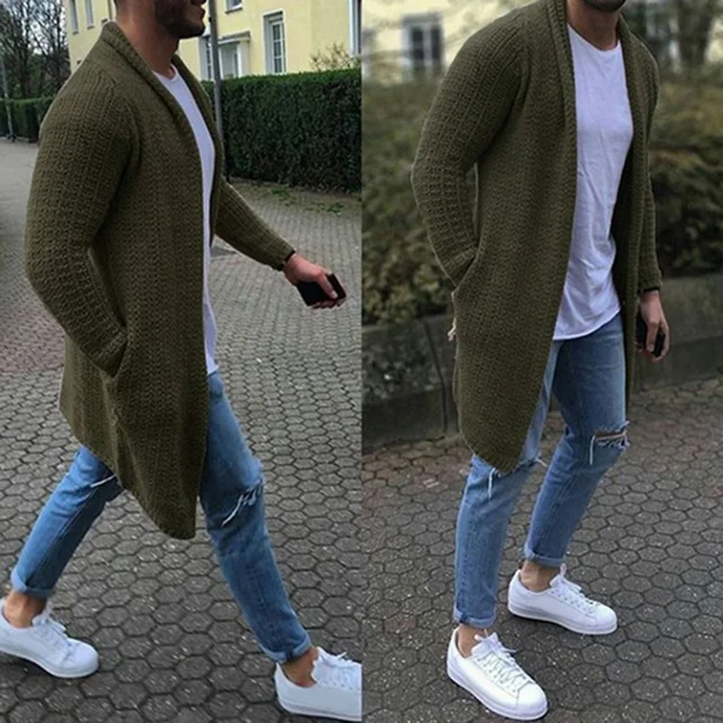Frühling Herbst Mode männer Pu – Men'S Fashion V Neck Sweater Bewertung und Preis
