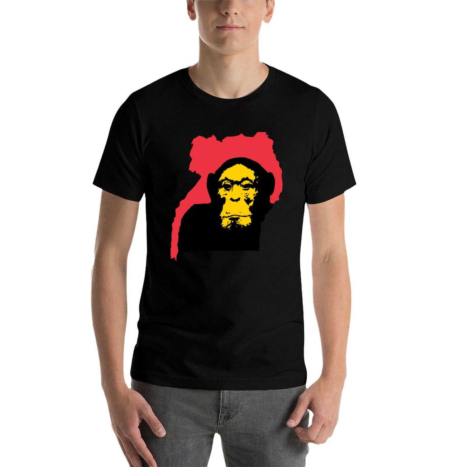 Uganda-Schimpansen-T-Shirt, mo – Men Fashion Uganda Bewertung und Preis