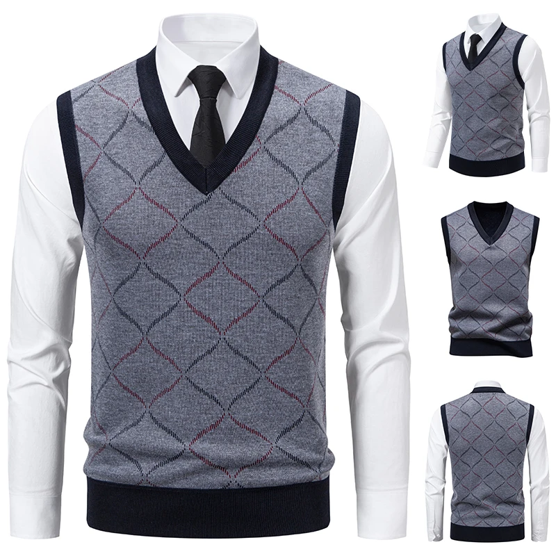 Herren V-Ausschnitt Strickpull – Men'S Fashion V Neck Sweater Bewertung und Preis