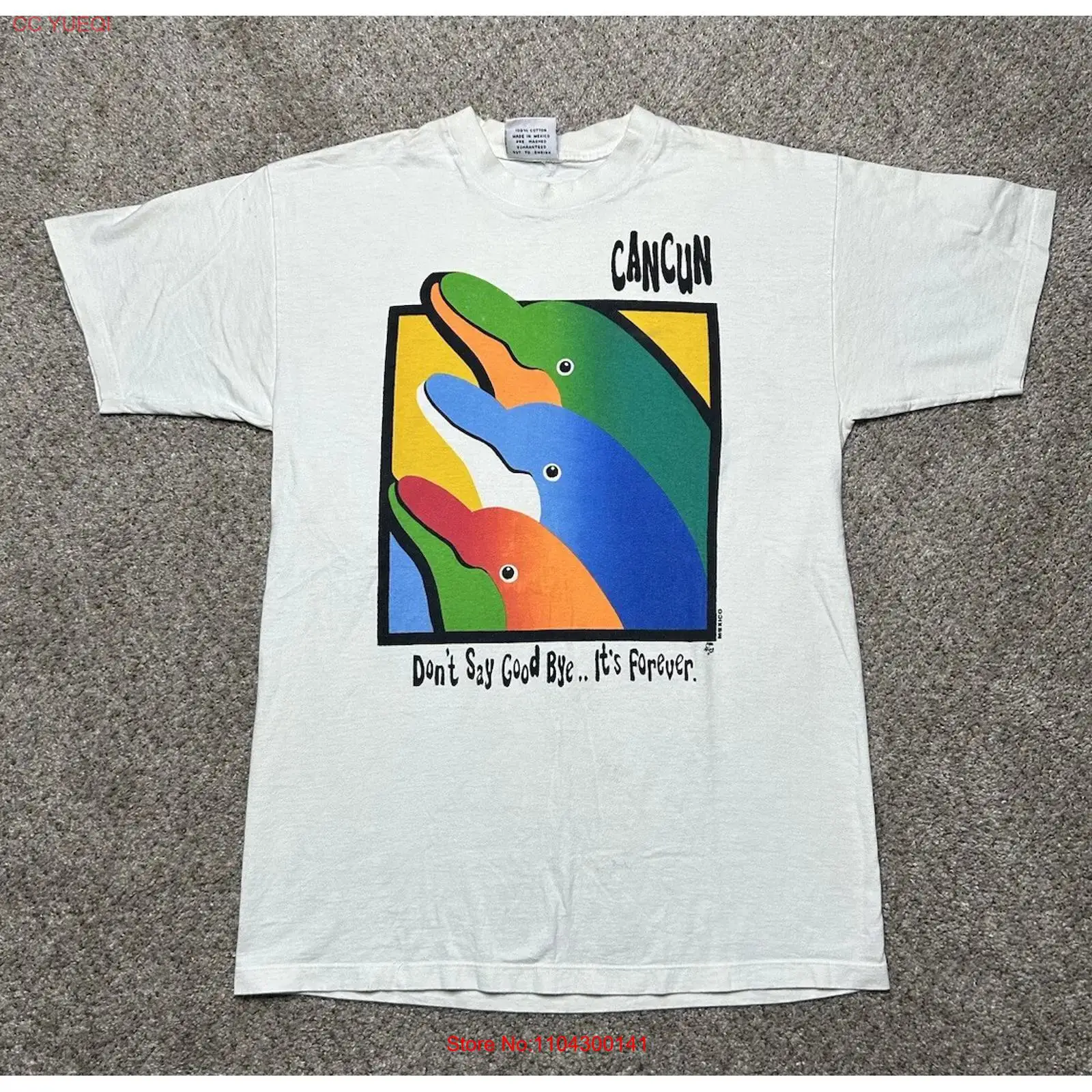 Vintage Cancun Mexico Dolphins – Mens Fashion Mexico Bewertung und Preis