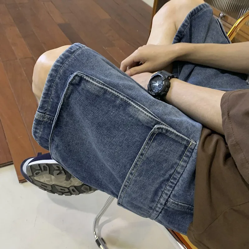 Koreanische Cargo-Denim-Shorts – Mens Fashion Cargo Pants Bewertung und Preis