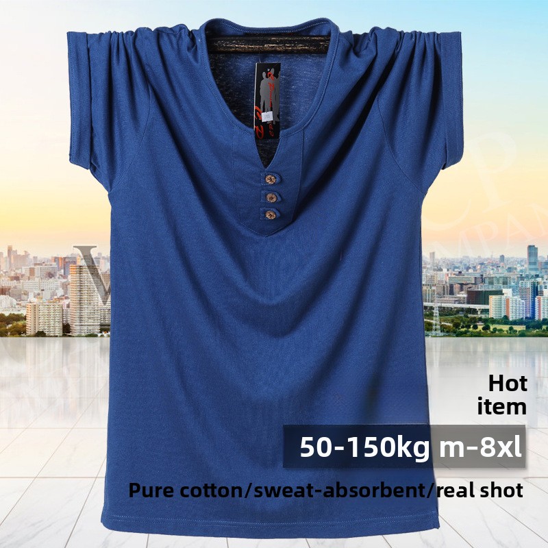 QICHE Schweres Baumwoll-T-Shir – Men'S Fashion For Big Guys Bewertung und Preis