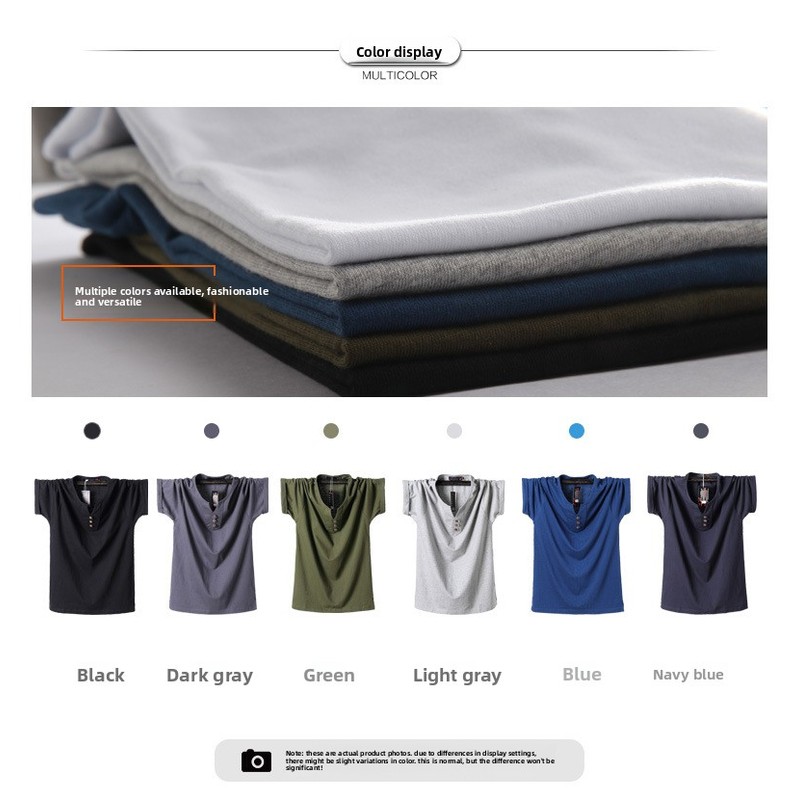 QICHE Schweres Baumwoll-T-Shir – Men'S Fashion For Big Guys Bewertung und Preis