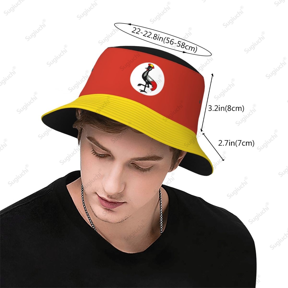 2025, Uganda, 3D-Flagge, für M – Men Fashion Uganda Bewertung und Preis