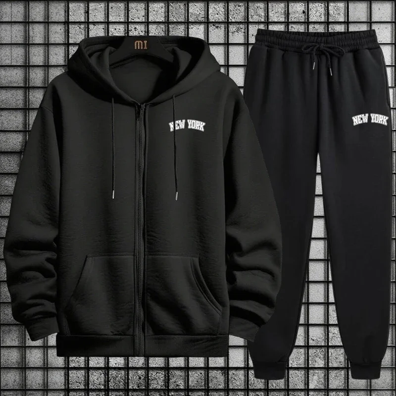 Herren-Trainingsanzug – Hochwe – Mens Fashion Zip Up Bewertung und Preis