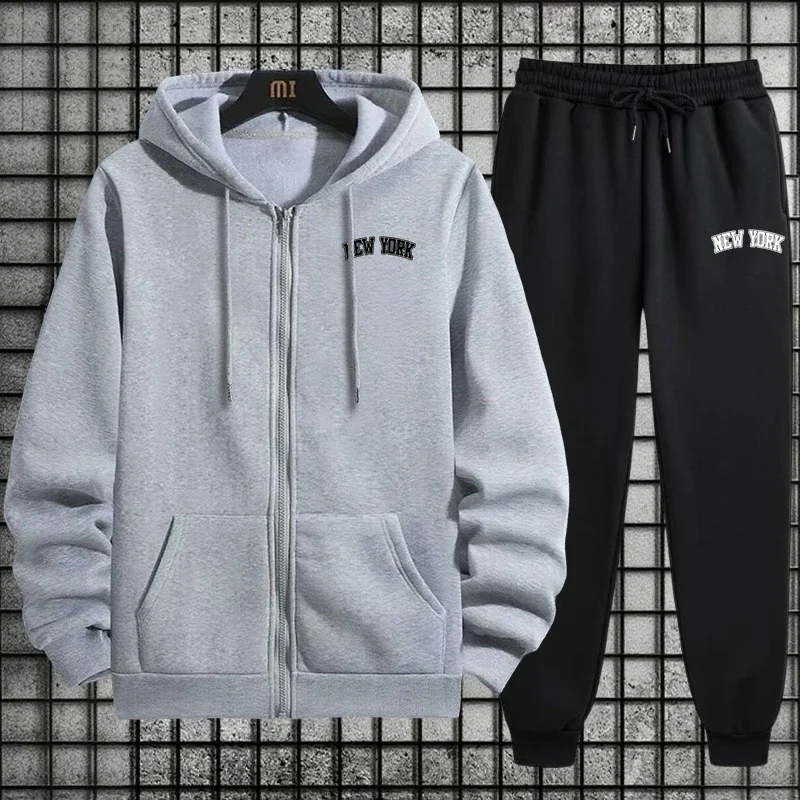 Herren-Trainingsanzug – Hochwe – Mens Fashion Zip Up Bewertung und Preis