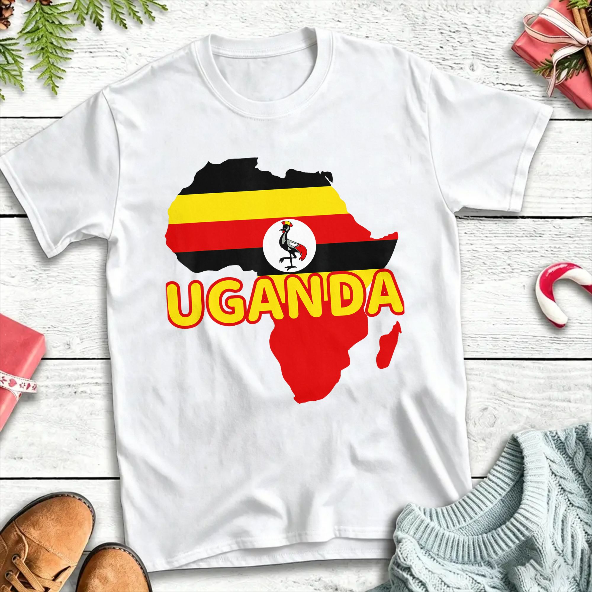Uganda Ugandan Pride Flag Map  – Men Fashion Uganda Bewertung und Preis