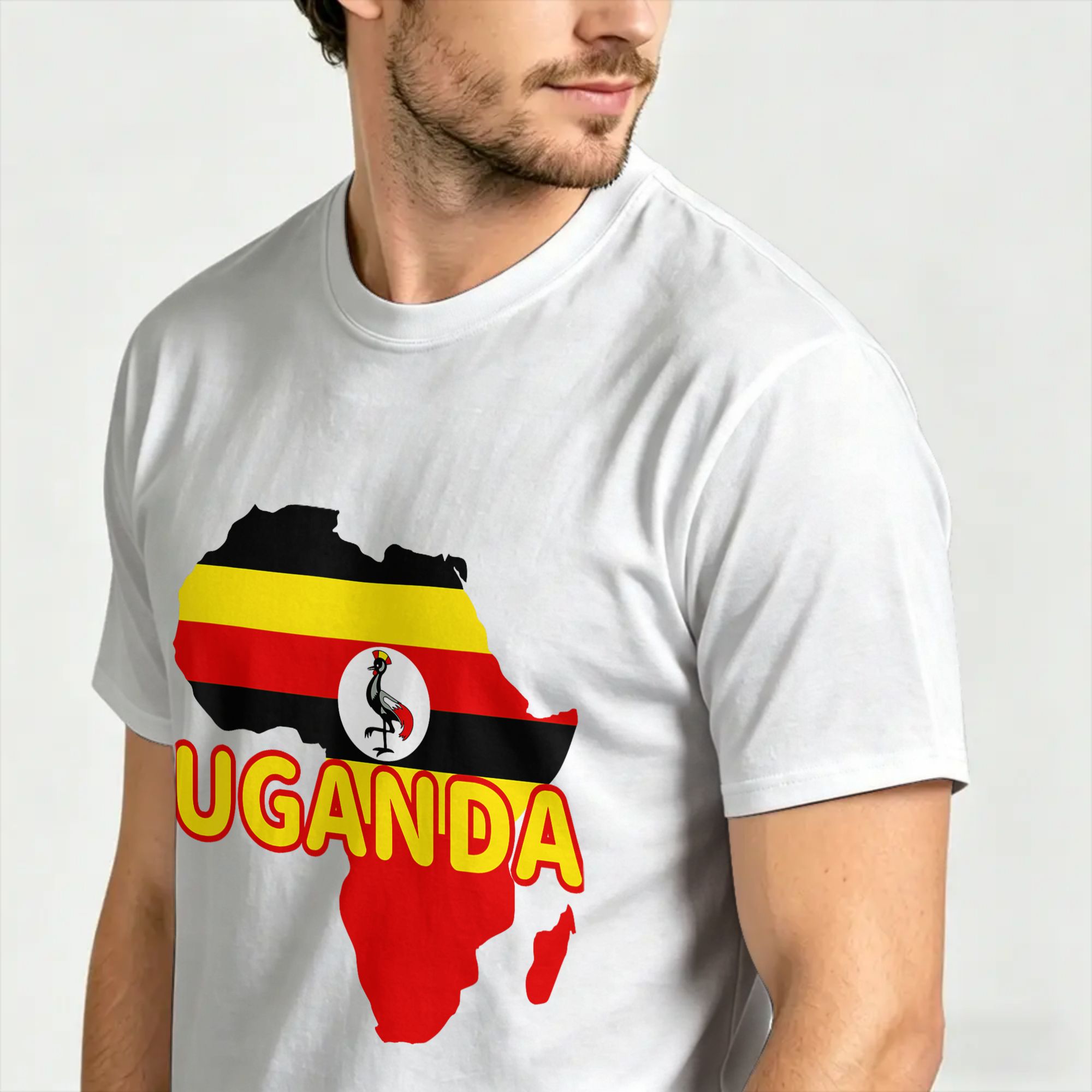 Uganda Ugandan Pride Flag Map  – Men Fashion Uganda Bewertung und Preis